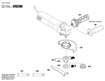 Bosch 3 601 H27 000 Gws 8-125 Angle Grinder 230 V / Eu Spare Parts